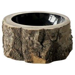 Schwarz Größe 9 Log Bowl von Loyal Loot Made To Order Handgefertigt aus recyceltem Holz Schwarz Größe 9 Log Bowl von Loyal Loot Made To Order Handgefertigt aus recyceltem Holz