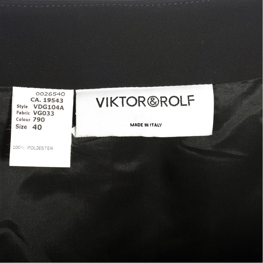 Viktor & Rolf Black skirt size 40 In Excellent Condition For Sale In Gazzaniga (BG), IT