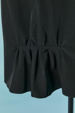 Black skirt with some gather on the front MARITÉ & FRANCOIS GIRBAUD