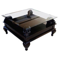 Table tête de mort noire de John Bizas édition limitée 1/8