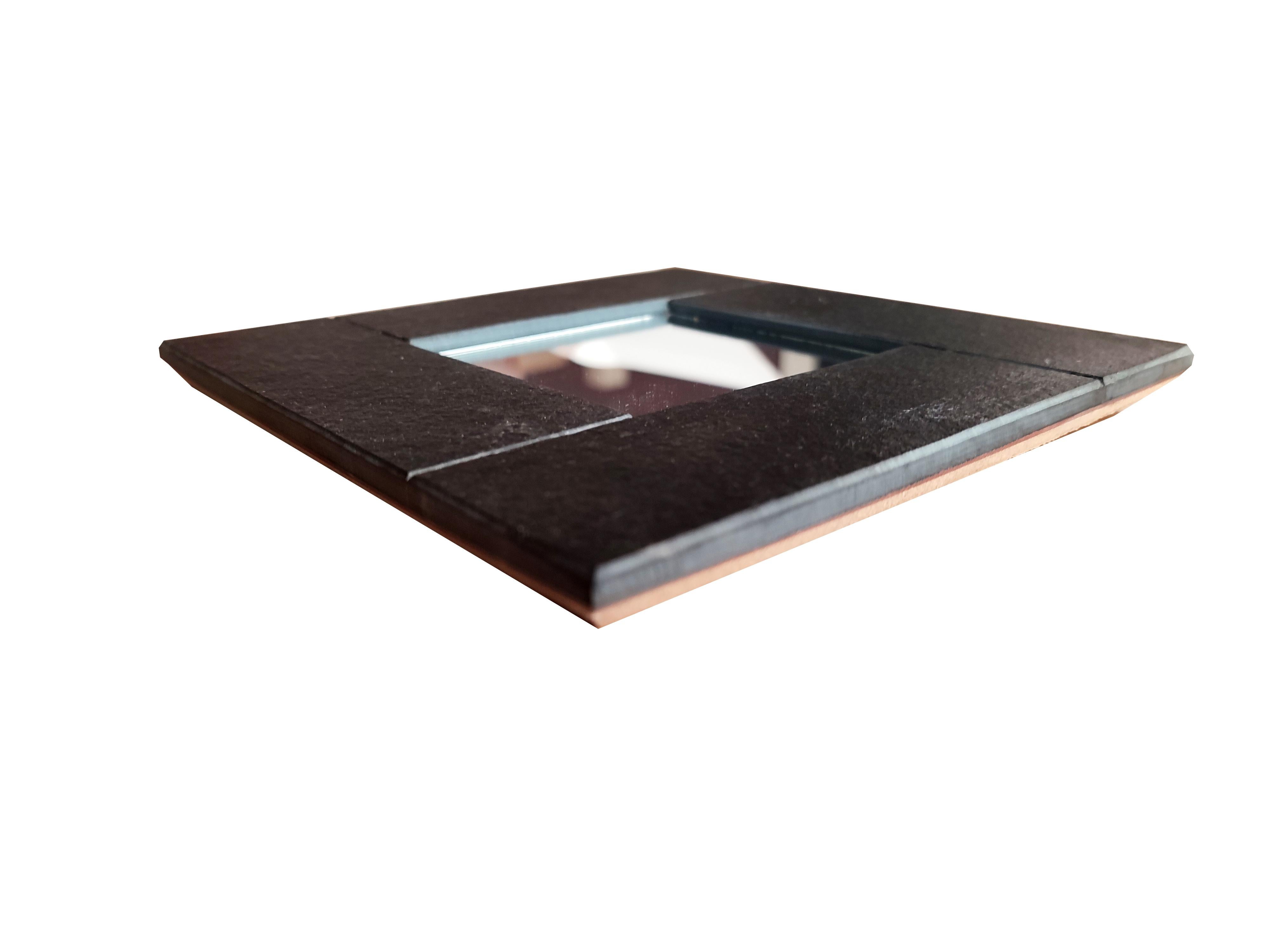 Black Slate Mirror Luxury Gift Contemporary Marble Design Furniture Meddel Spain
A luxurious, handcrafted Black Slate Mirror, designed by Joaquín Moll in collaboration with Nuria Lázaro from Meddel. This small yet elegant mirror is framed by four