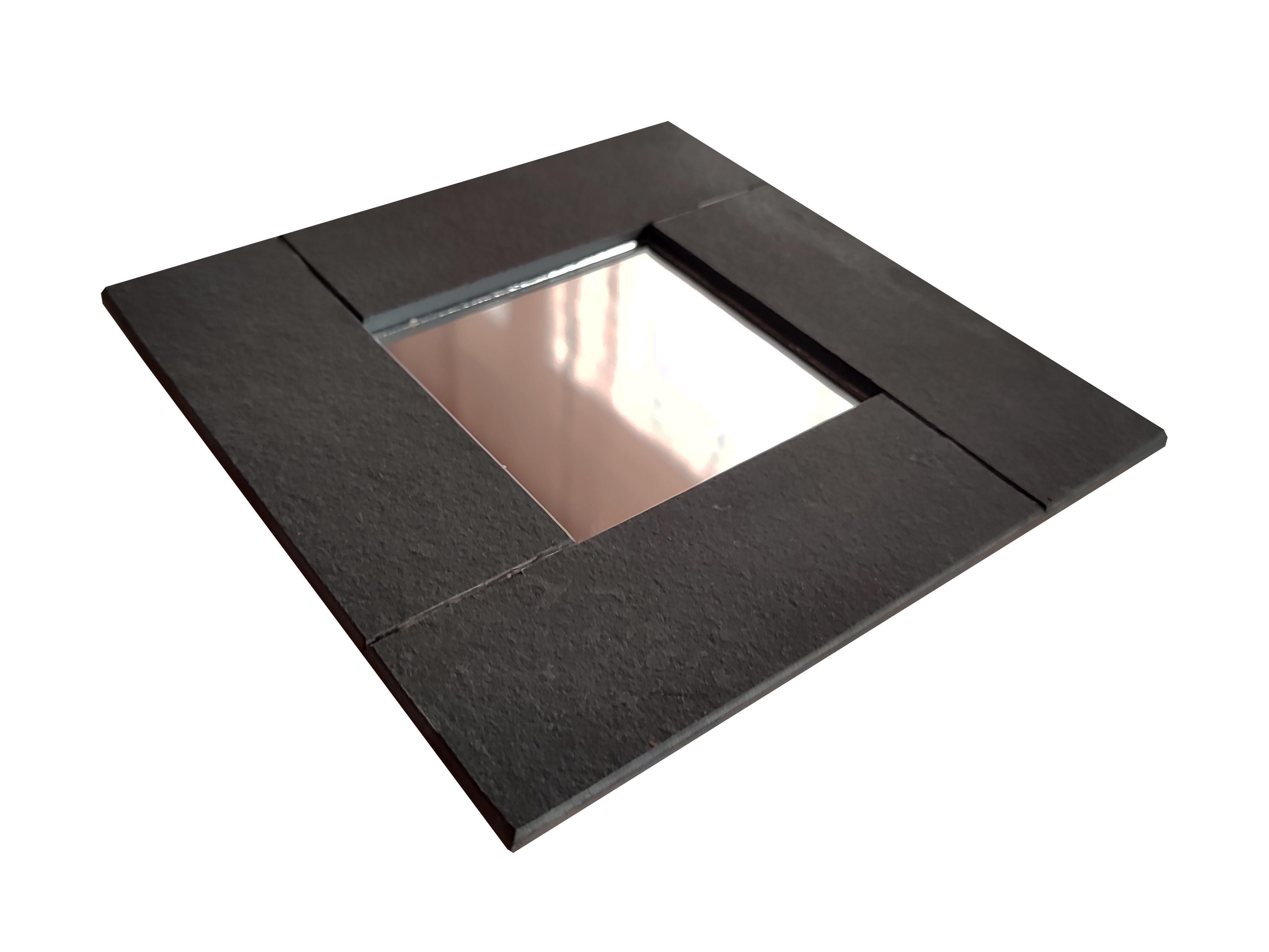 Spanish Black Slate Mirror Luxury Gift Contemporary Marble Design Furniture Meddel Spain For Sale