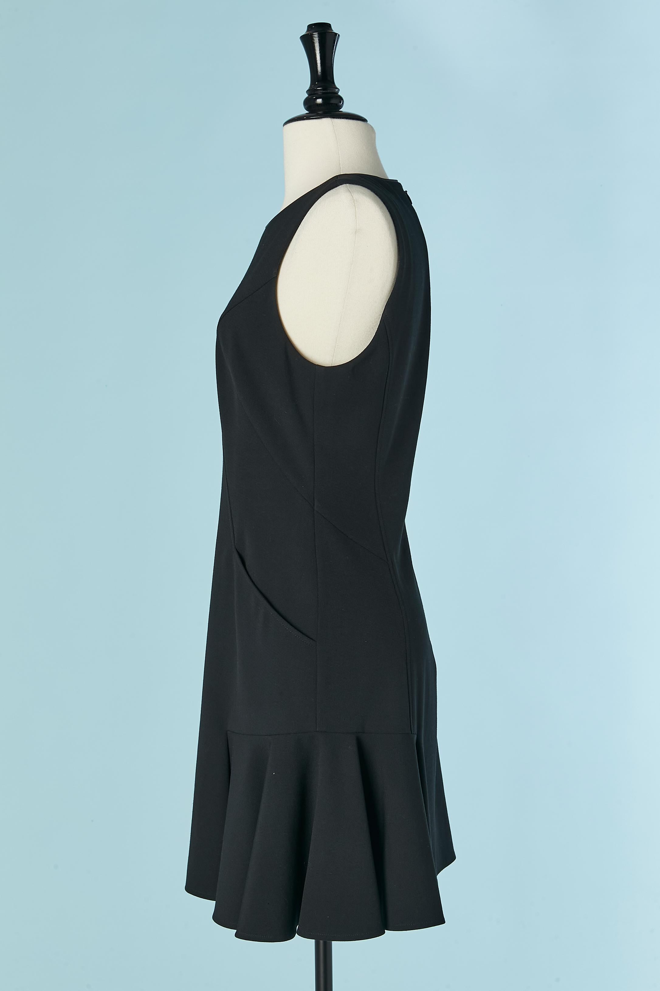 Schwarzes ärmelloses Cocktailkleid BARBARA BUI im Angebot 1