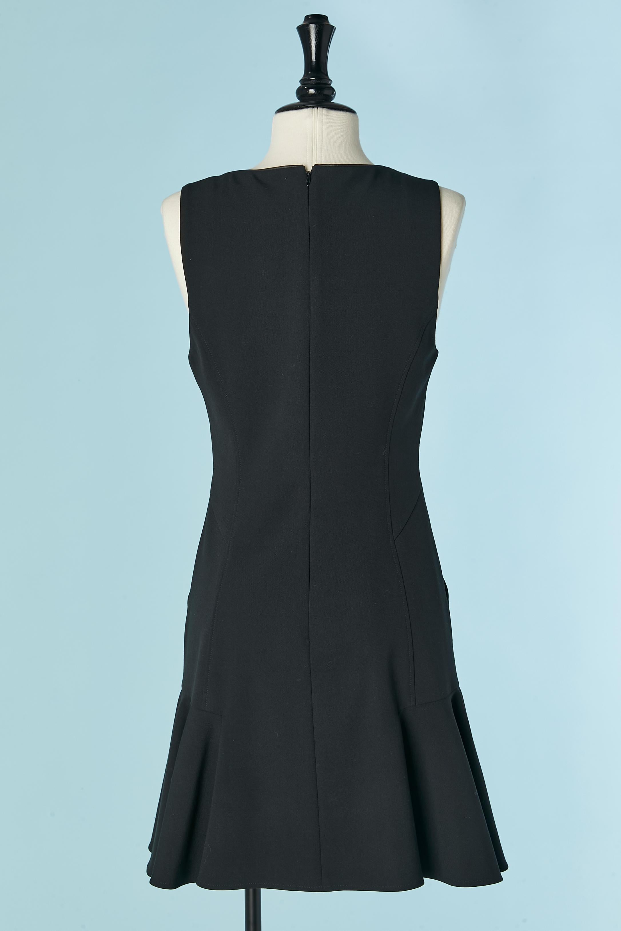 Schwarzes ärmelloses Cocktailkleid BARBARA BUI im Angebot 2