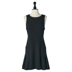 Robe de cocktail sans manches noire BARBARA Bui