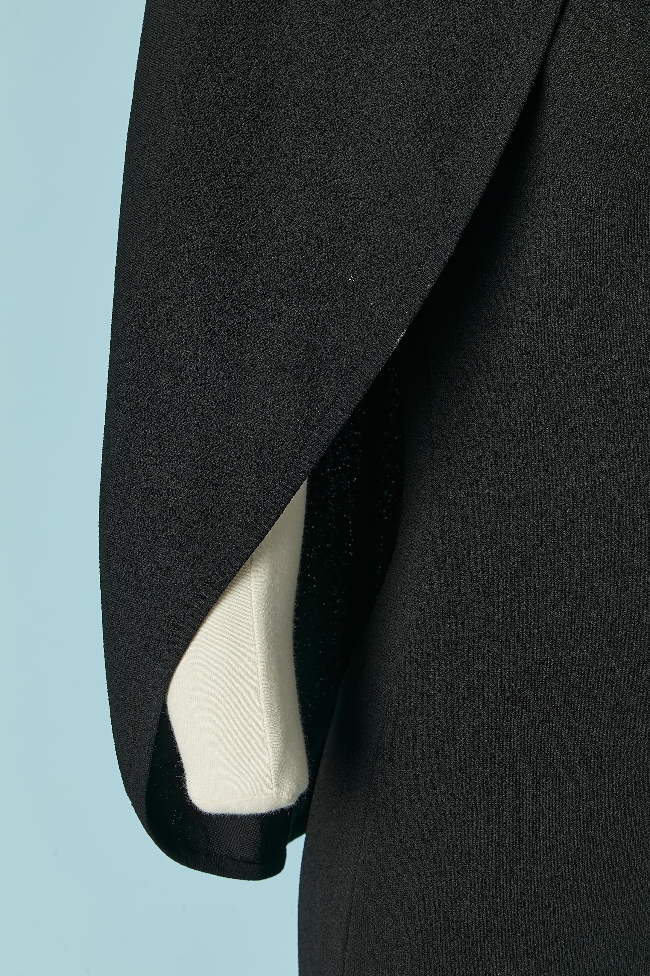 Schwarzes ärmelloses Cocktailkleid mit Kapuze GIVENCHY Damen im Angebot
