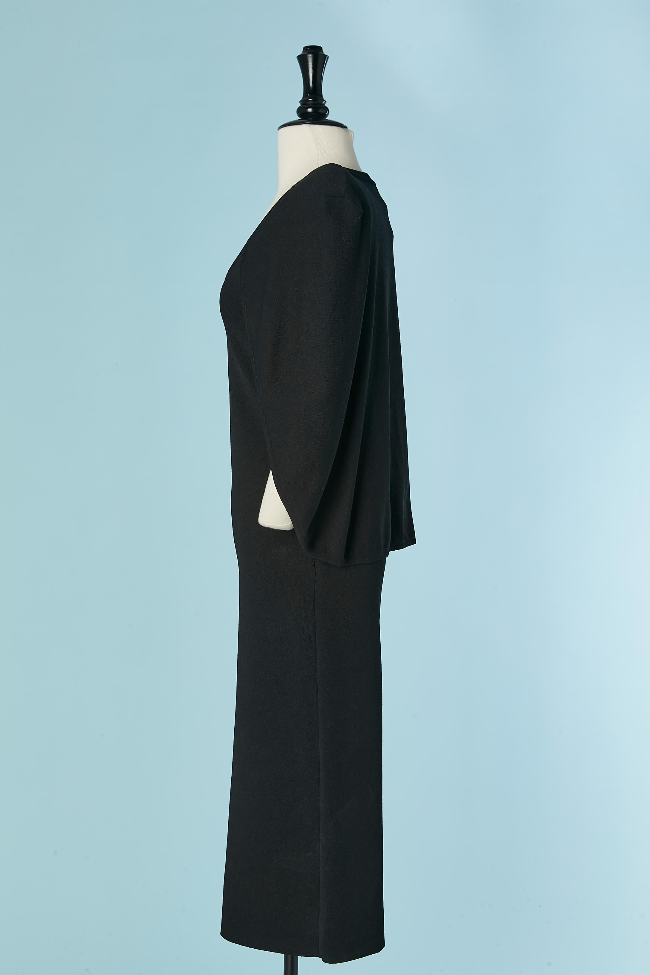 Schwarzes ärmelloses Cocktailkleid mit Kapuze GIVENCHY im Angebot 1
