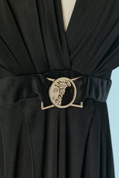 Black sleeveless evening dress VERSACE COLLECTION
