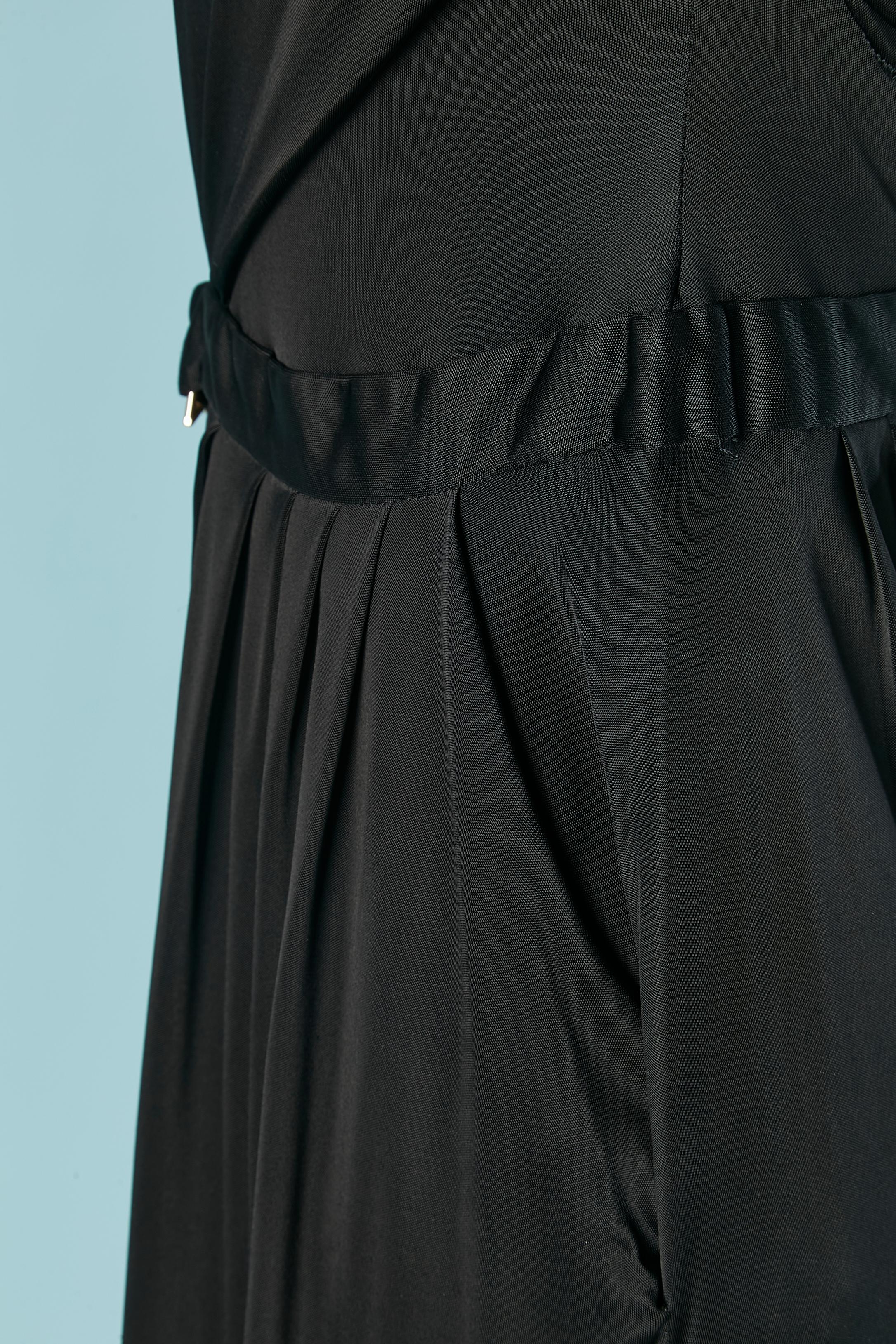 De las mujeres Vestido de noche negro sin mangas VERSACE COLLECTION en venta