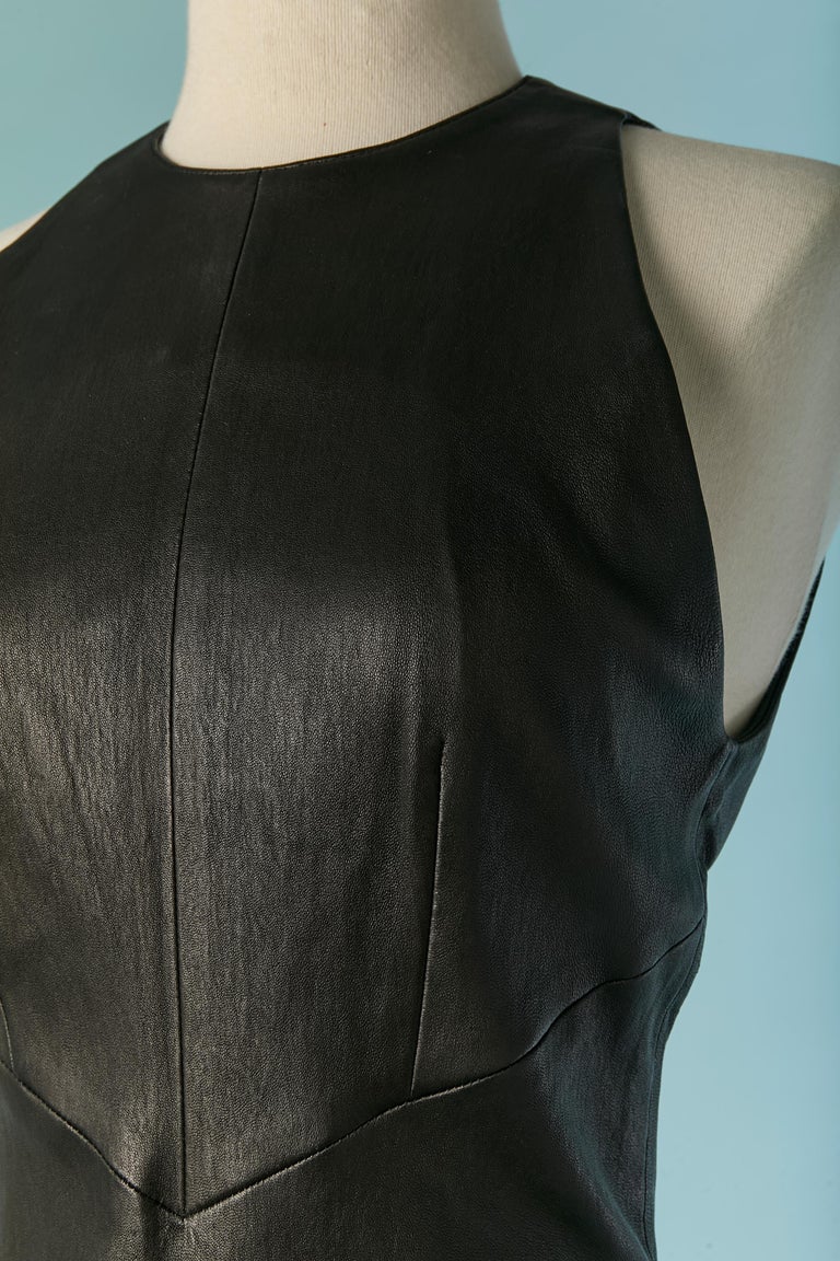 Black sleeveless stretch leather dress ALEXANDRE VAUTHIER For Sale at 1stDibs Black sleeveless stretch leather dress ALEXANDRE VAUTHIER For Sale at 1stDibs