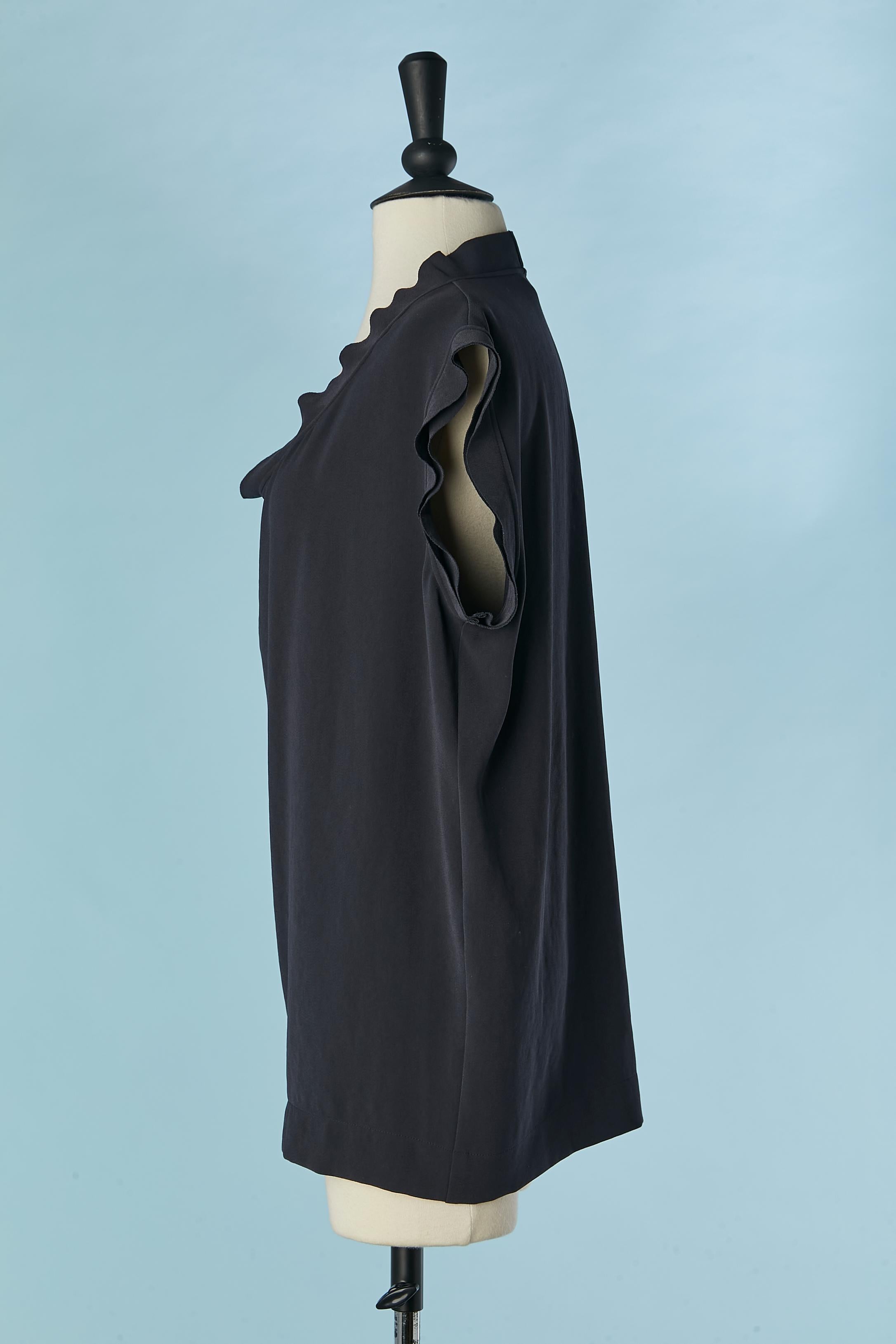 Women's Black sleeveless top Lanvin by Alber Elbaz  For Sale