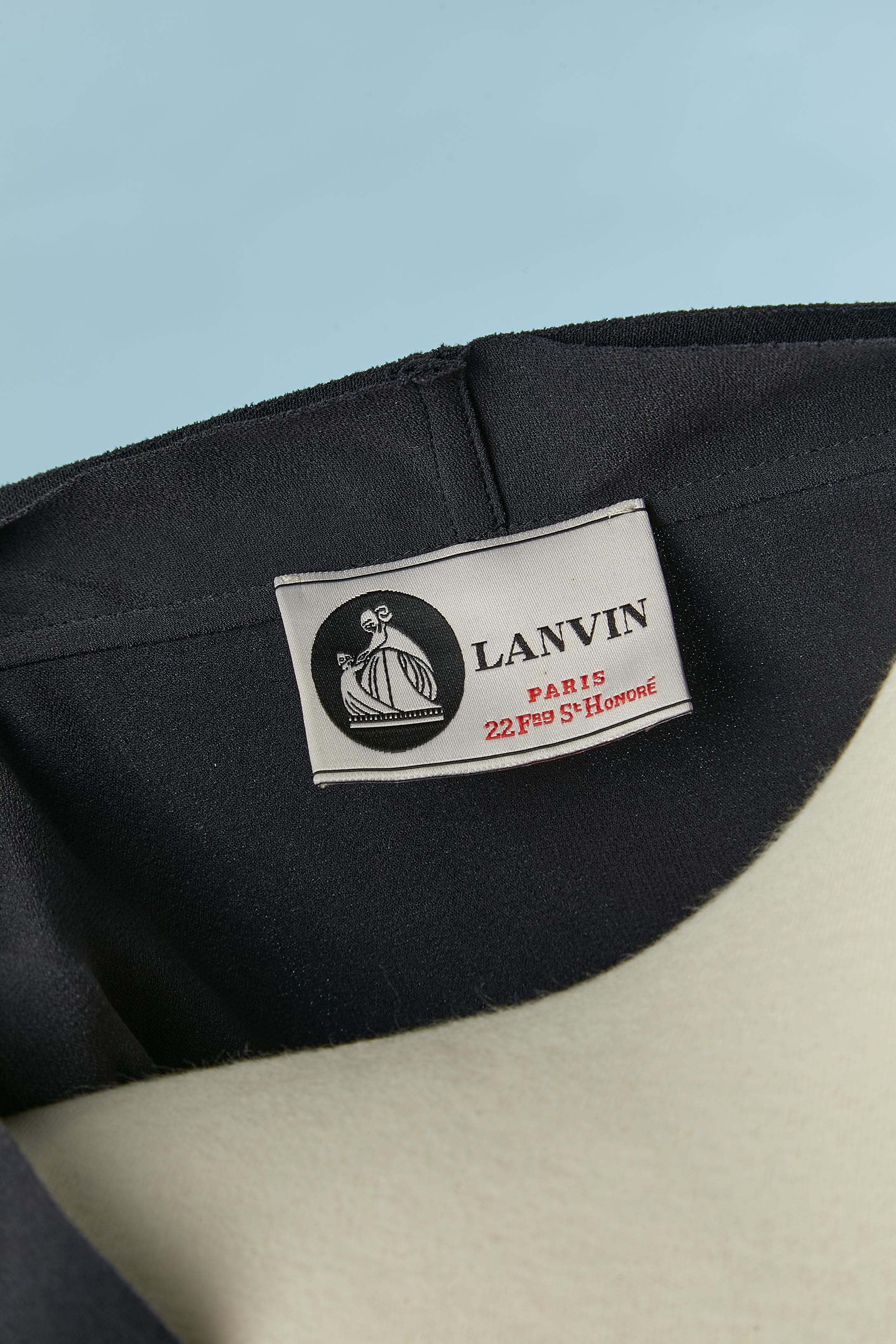 Black sleeveless top Lanvin by Alber Elbaz  For Sale 2