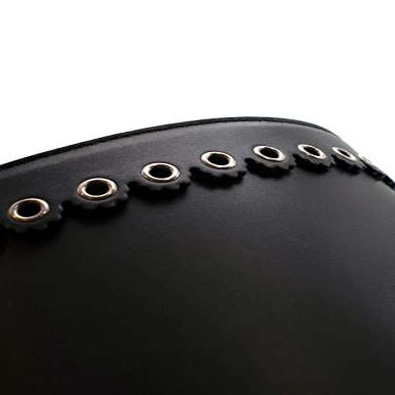 Black Smooth Leather Deep Saddle Belt - Size 75 For Sale 2