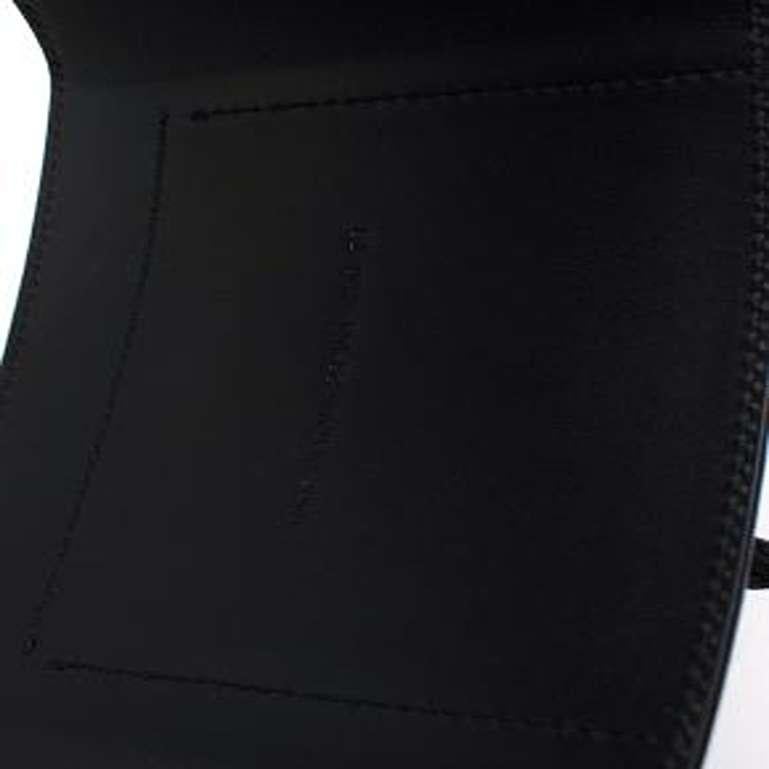 Black Smooth Leather Deep Saddle Belt - Size 75 For Sale 4