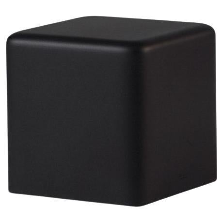 Black Soft Cubo Stool by SLIDE Studio