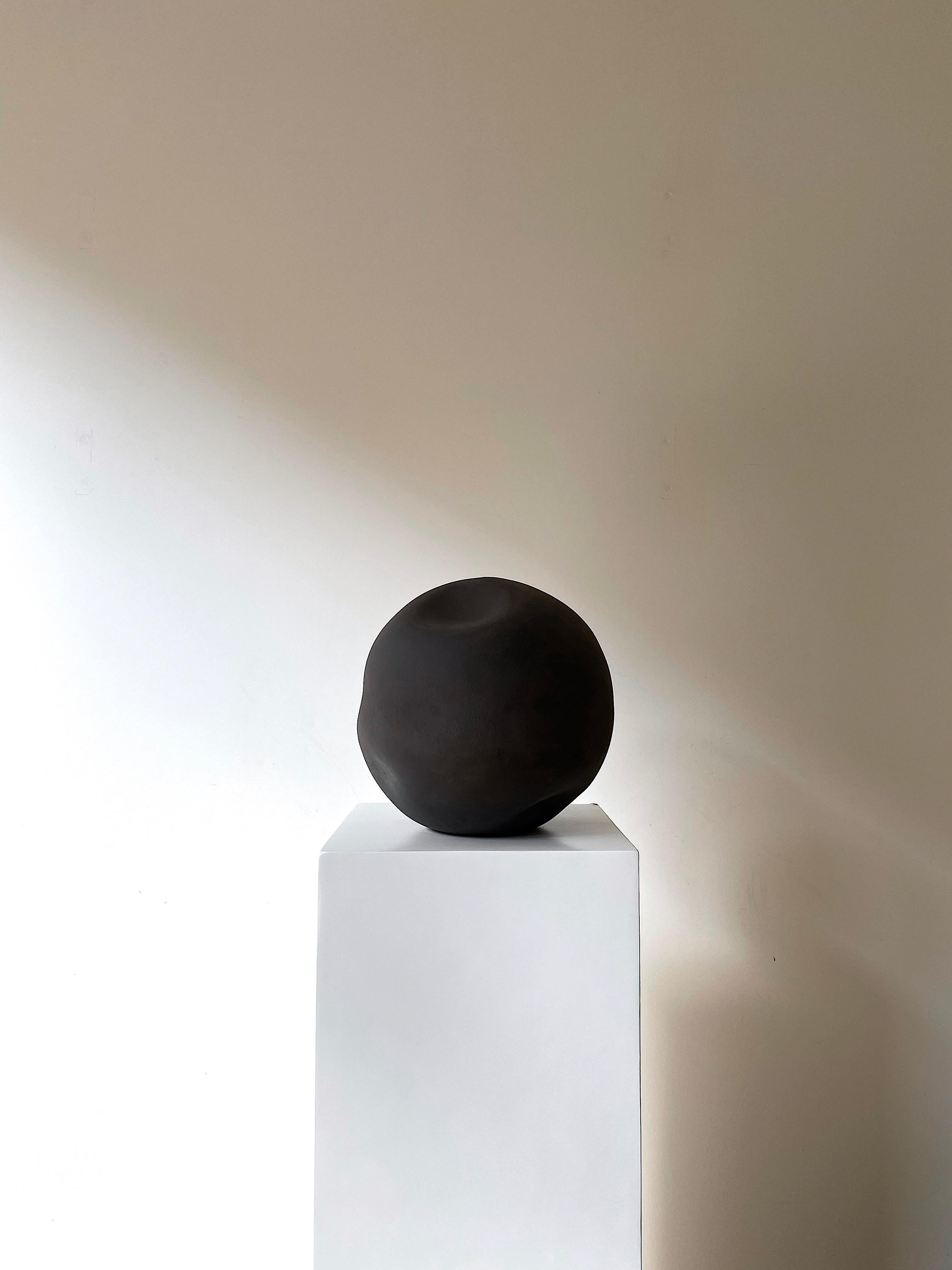 Hand-Crafted Black Soft Moon by Laura Pasquino For Sale