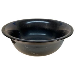 Black Solid Marble Bowl Centerpiece