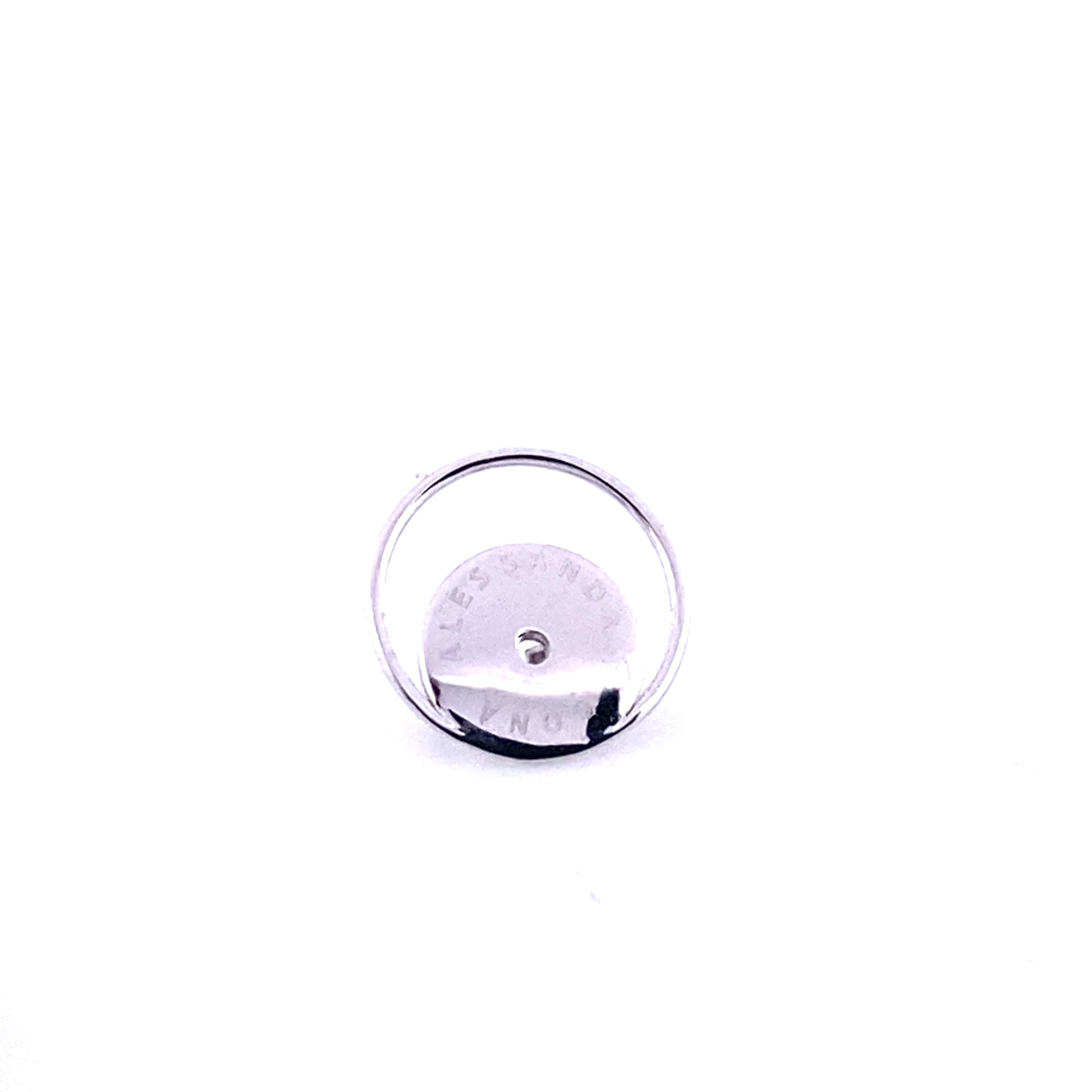 Black South Sea Pearl 18 Karat White Gold Earrings In New Condition For Sale In Vannes, FR