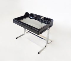 Escritorio Orix negro de la era Spage de Vittorio Parigi and Nani Prina, años 70