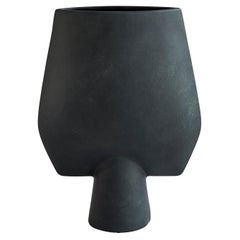 Black Sphere Vase Square Hexa by 101 Copenhagen