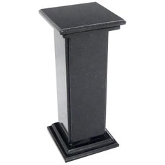 Black Square Granite Pedestal