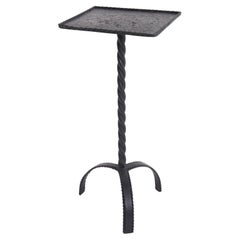 Black Square Martini Table