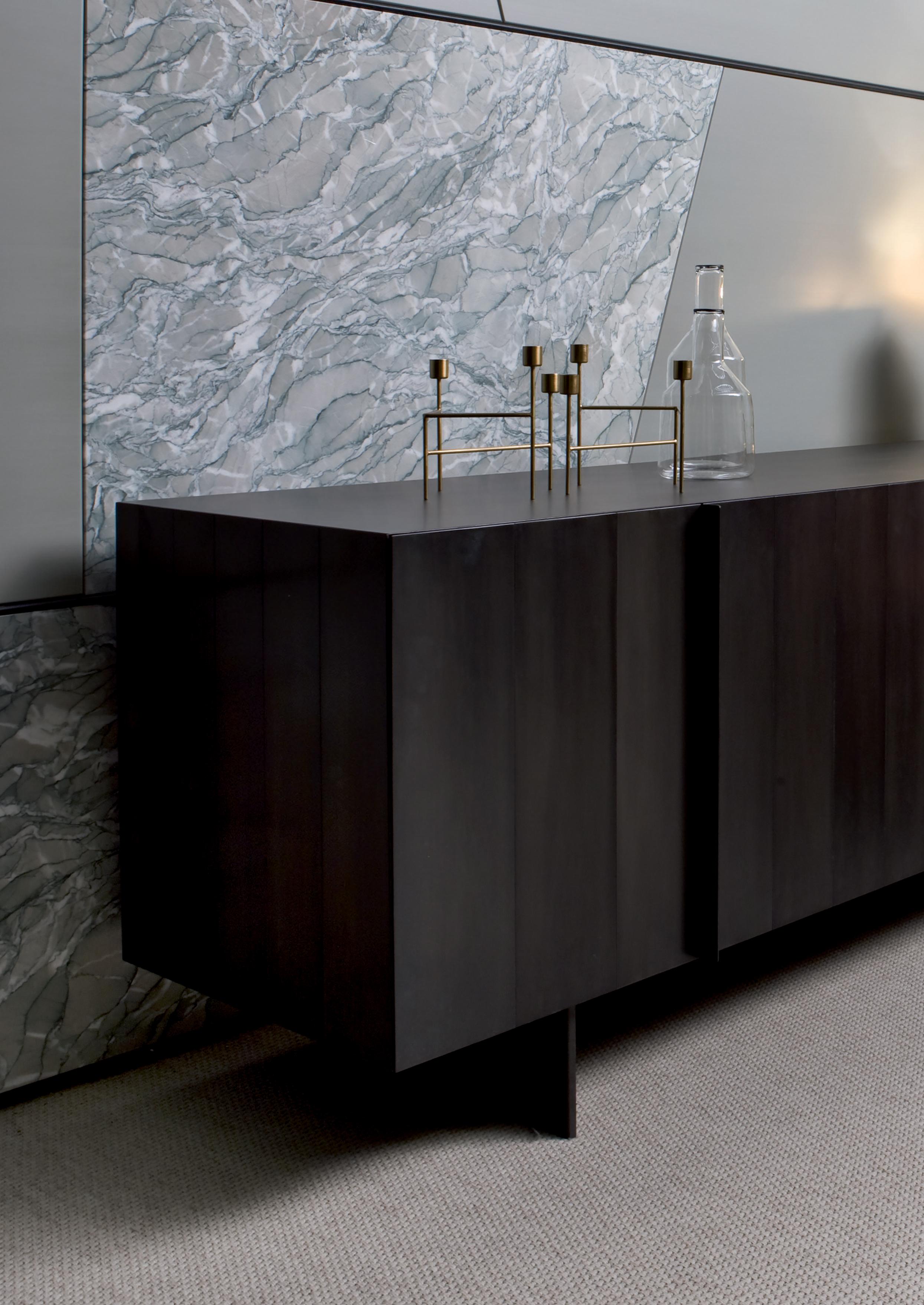 Postmoderno Credenza Black ST 12 di Laurameroni in vendita