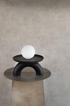 Black Stained Ash Popylight Lamp by Mademoiselle Jo