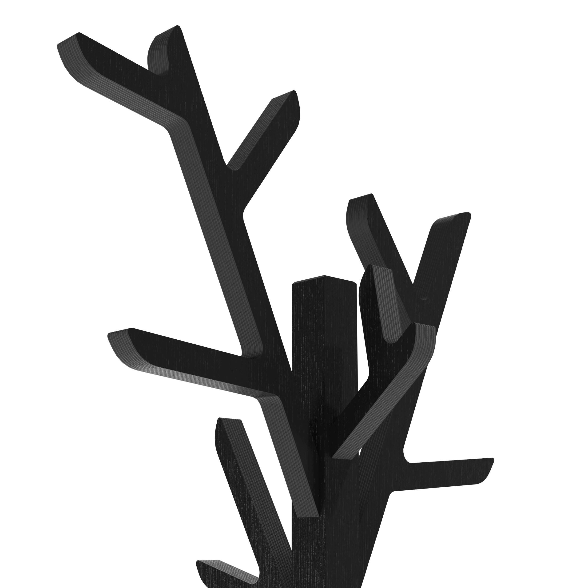 Postmoderno Appendiabiti Ambroise in Oak tinto nero di HARTO in vendita