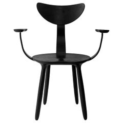 Black Stained Ash Daiku Armchair by Victoria Magniant, Galerie V