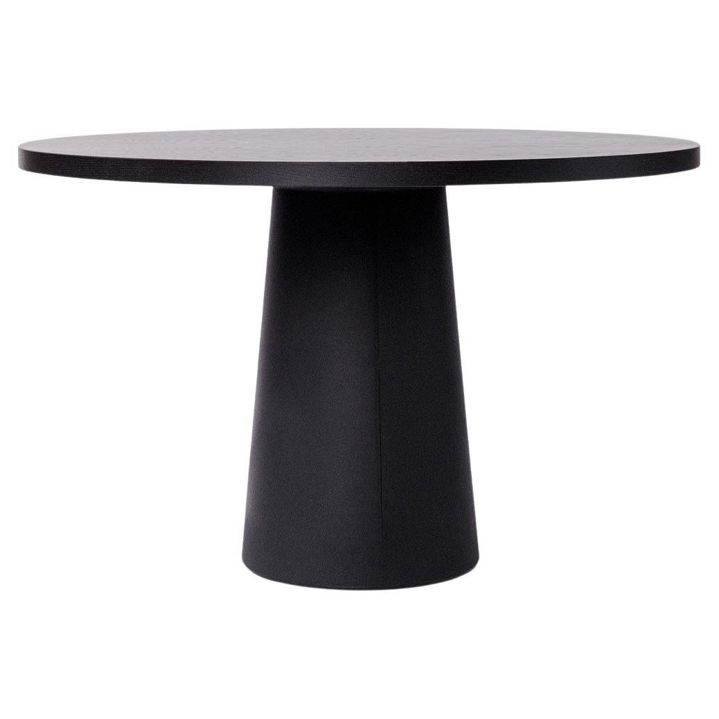 Black Container Classic Round Pedestal Dining Table, Moooi - Available Now For Sale