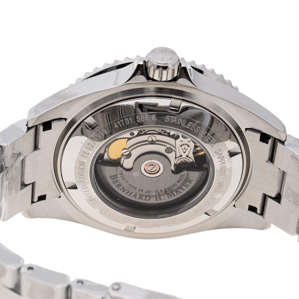 Black Stainless Steel Nauticus Austro Limited Edition Men's Wristwatch 45 mm 1