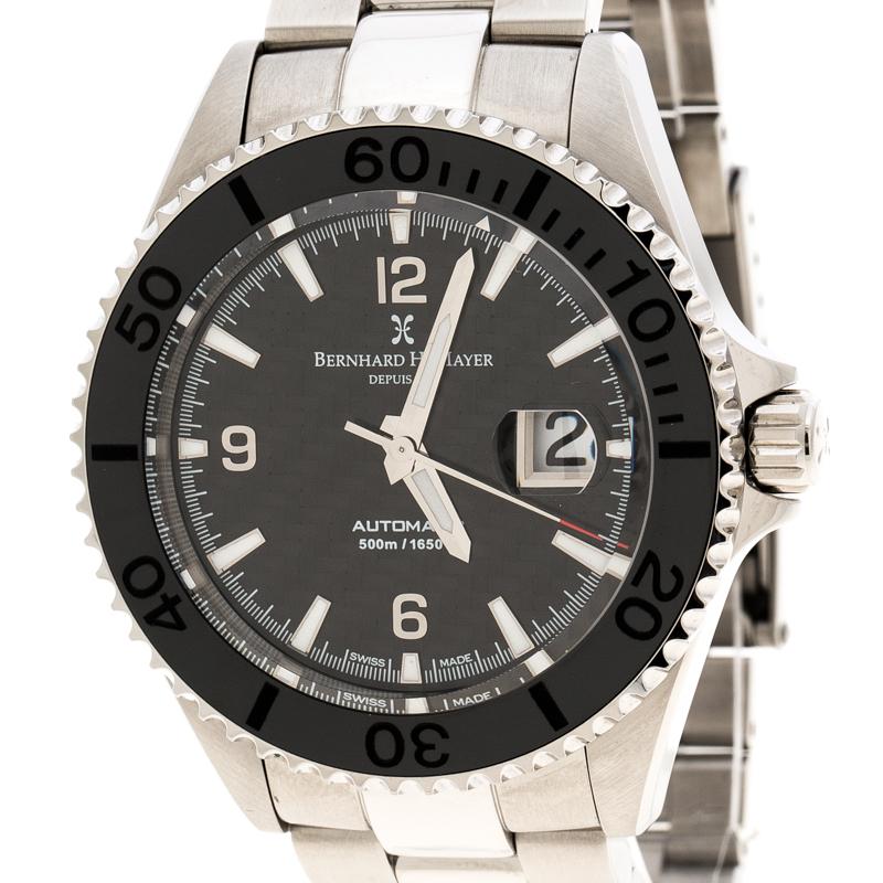 Black Stainless Steel Nauticus Austro Limited Edition Men's Wristwatch 45 mm 2