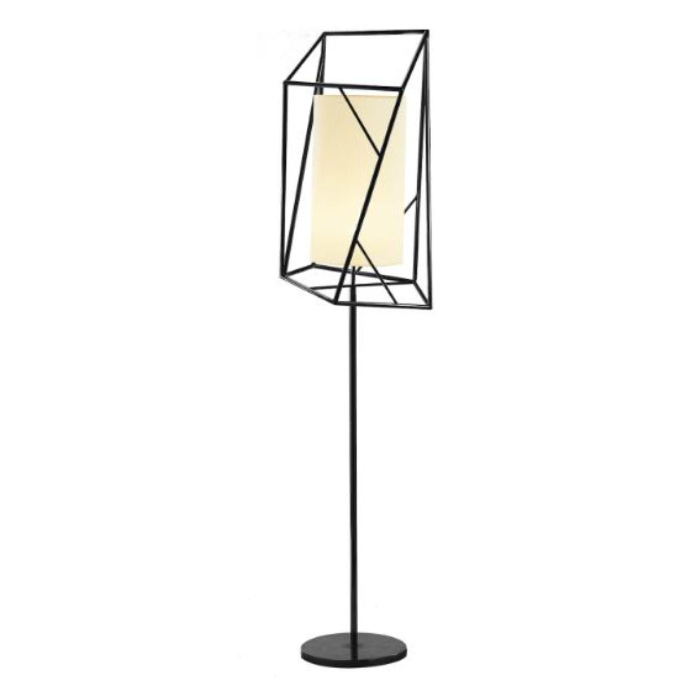 Black Star floor lamp by Dooq
Dimensions: W 45 x D 45 x H 170 cm
Materials: lacquered metal, polished or satin metal.
Abat-jour: linen
Also available in different colors and materials.

Information:
230V/50Hz
E27/1x20W