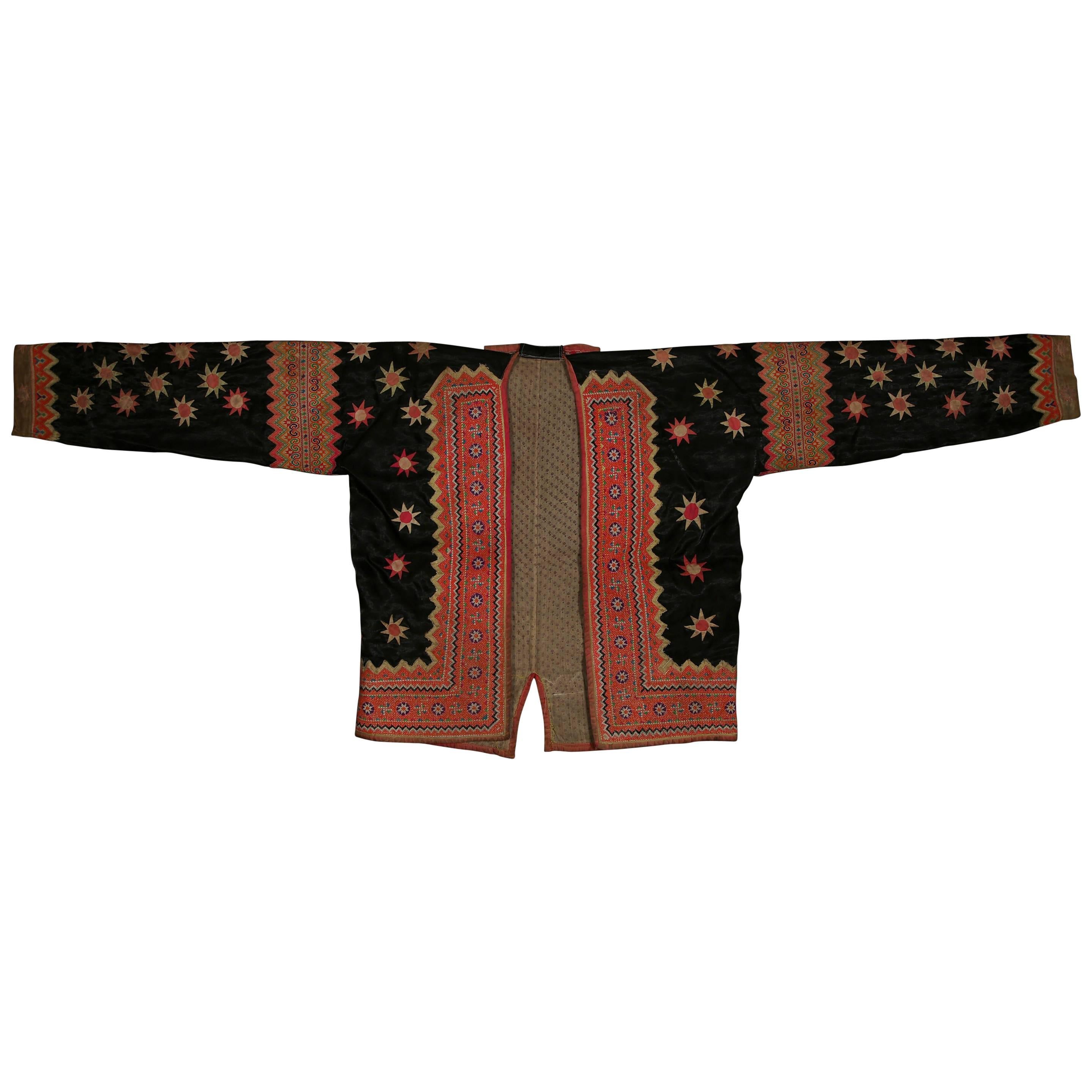 Veste noire des Hmong, Laos, début du 20e siècle