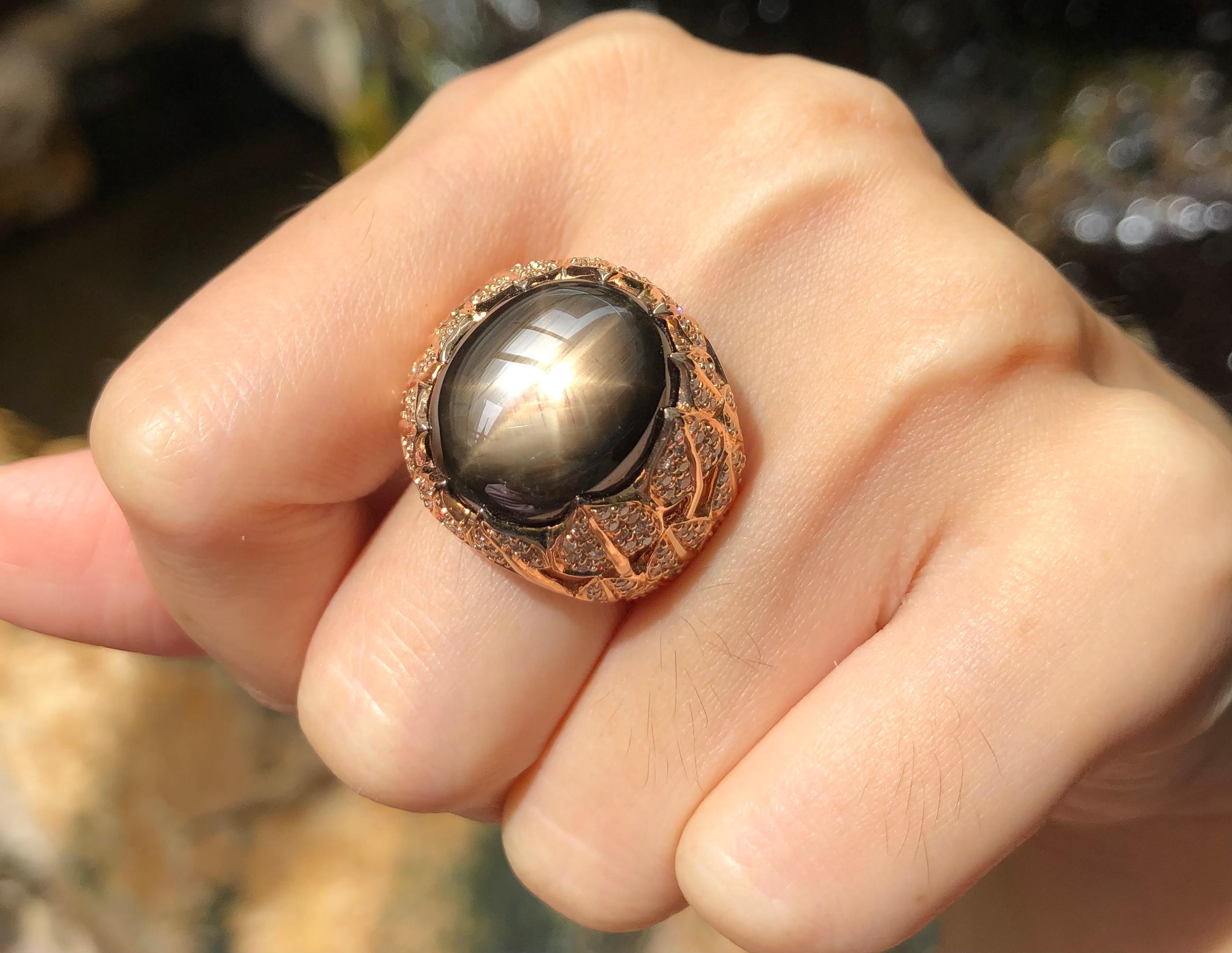 double star sapphire ring