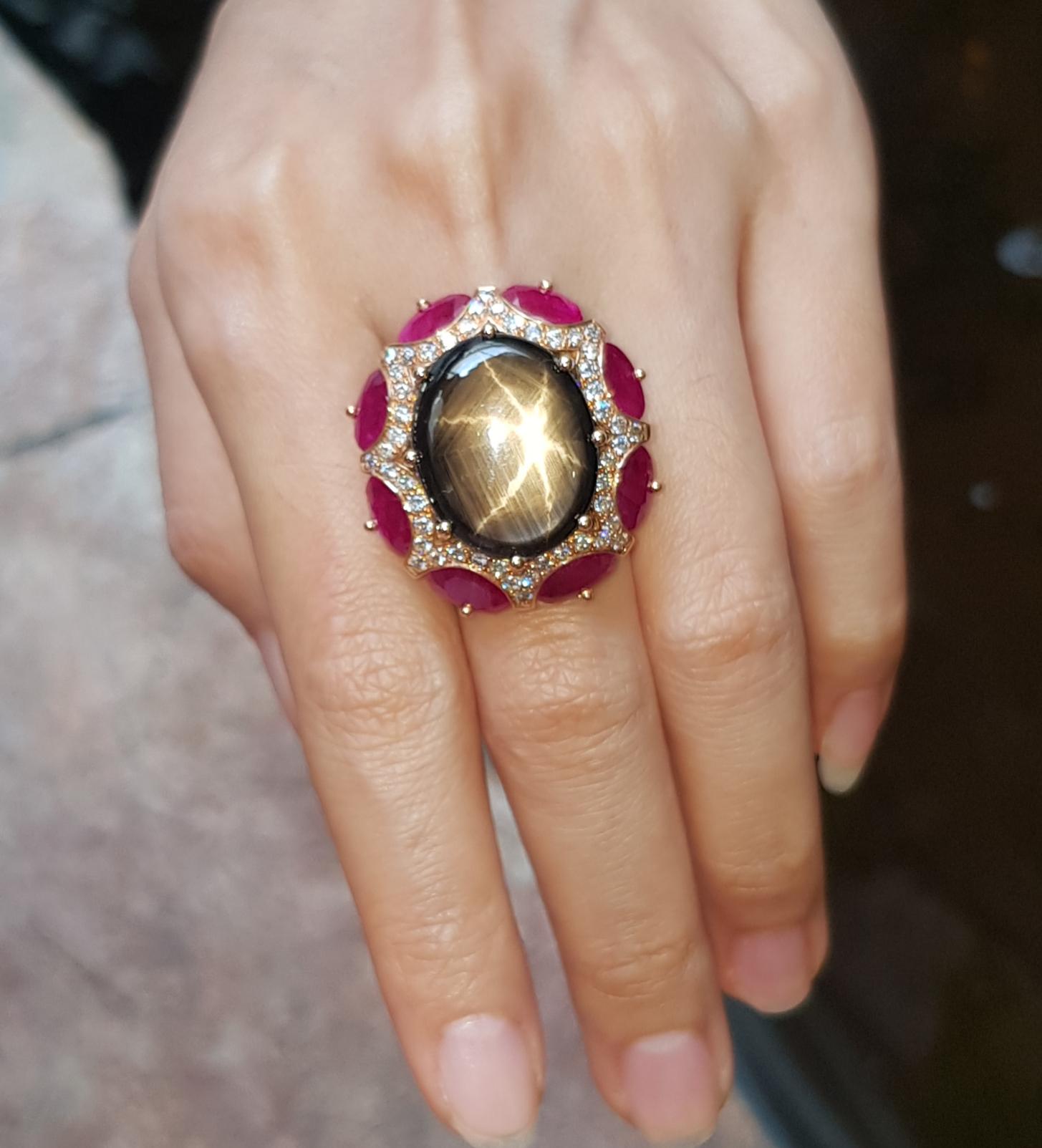 ruby star sapphire ring