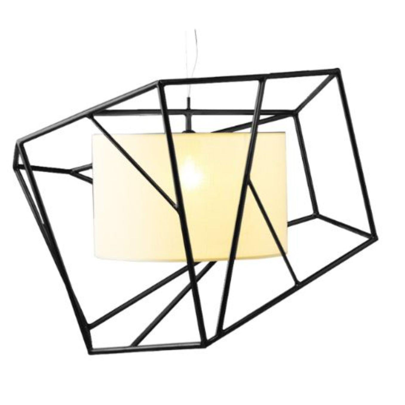 Black Star suspension lamp by Dooq
Dimensions: W 80 x D 80 x H 70 cm
Materials: lacquered metal, polished or satin metal, cotton.
Also available in different colors and materials.

Information:
230V/50Hz
E27/1x20W LED
120V/60Hz
E26/1x15W