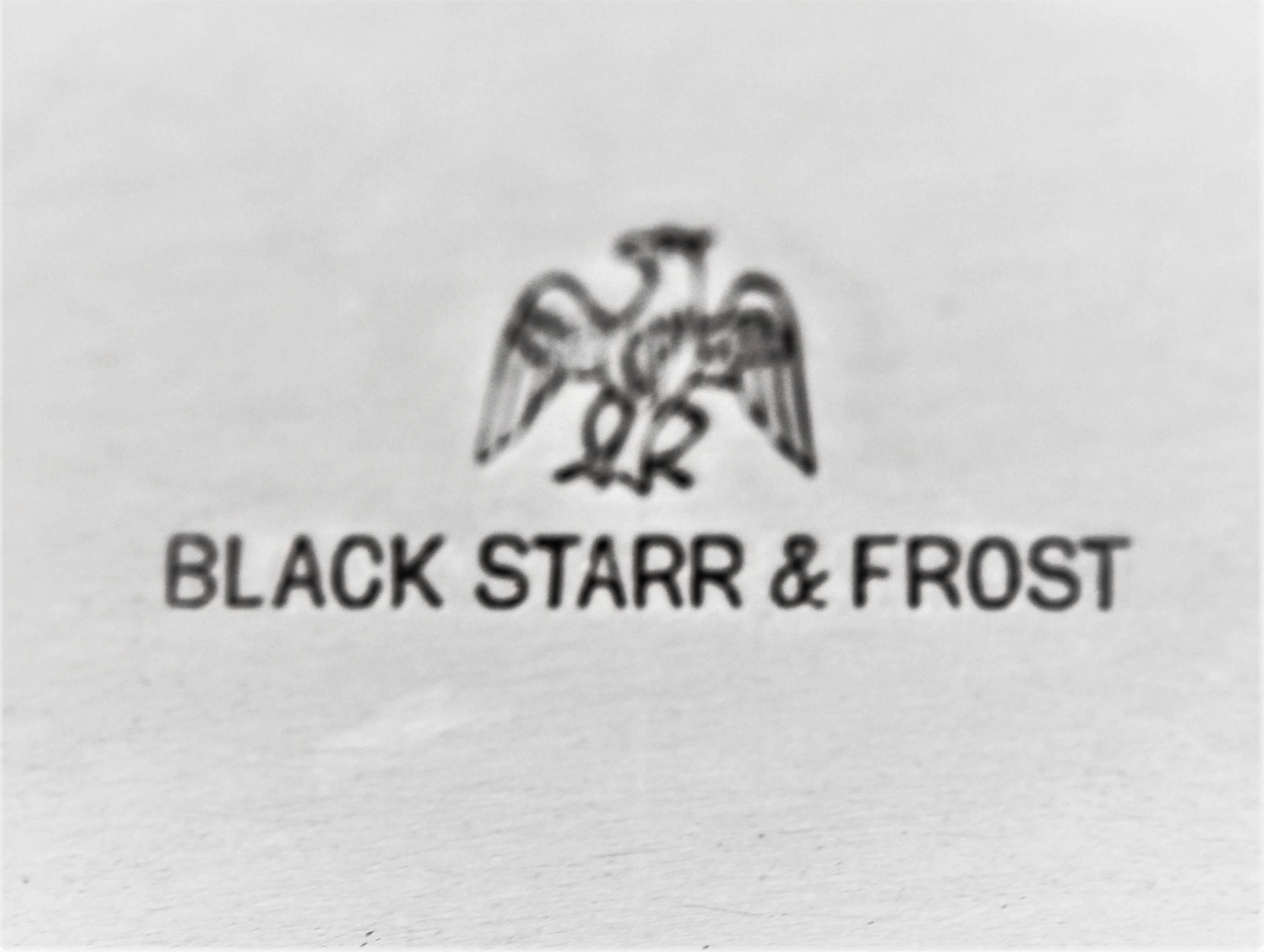 Sterling Silver Black Starr and Frost Breadbasket