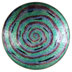 Black Starr and Gorham Austrian Enamel Shallow bowl