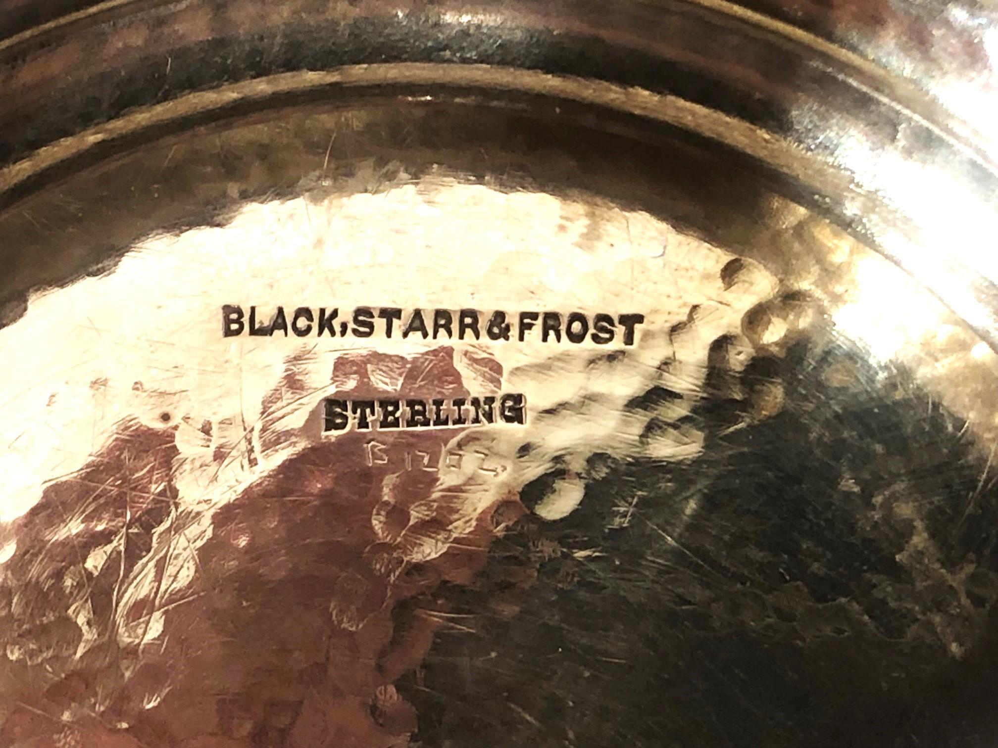 Black, Starr & Frost, American Art Nouveau Sterling Silver Bowl, ca. 1900 For Sale 3