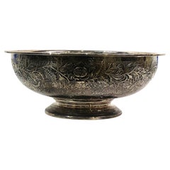 Black, Starr & Frost, Cuenco americano Art Nouveau de plata de ley, ca. 1900