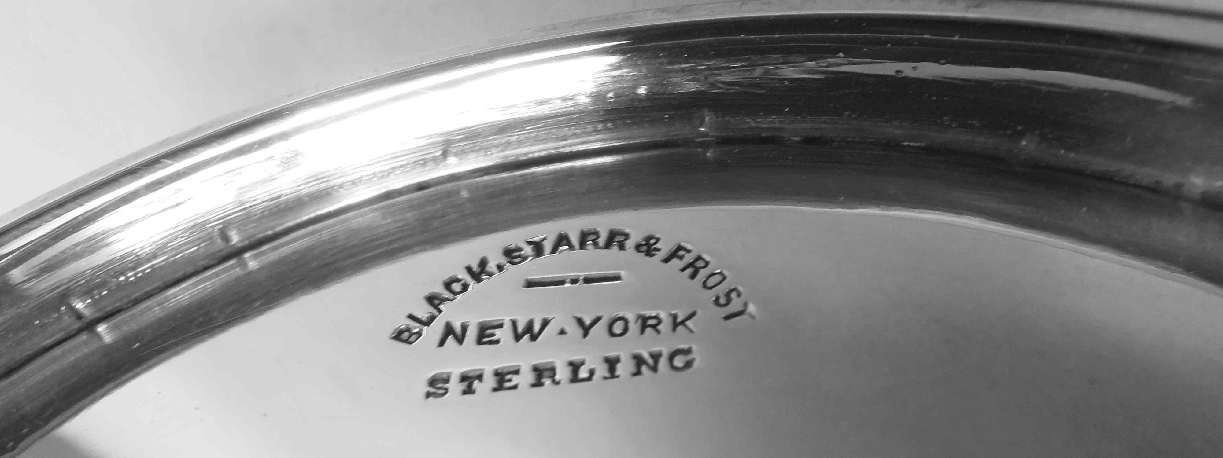 Black, Starr & Frost Amerikanische Repousse Sterling Silber Rasierbecher im Angebot 4