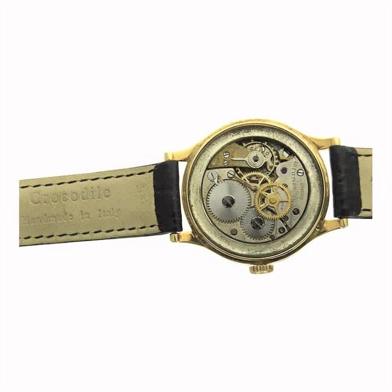 Black Starr & Frost by Movado 14 Karat Gold Art Deco Style, 1940s For Sale 4