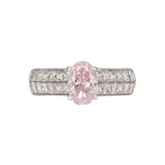 Black, Starr & Frost GIA Certified Natural Fancy Pink Oval Diamond Ring 2.30ctw