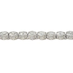 Black Starr & Frost hexagonal diamond line bracelet