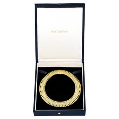 Black Starr & Frost Sixties Gold Necklace