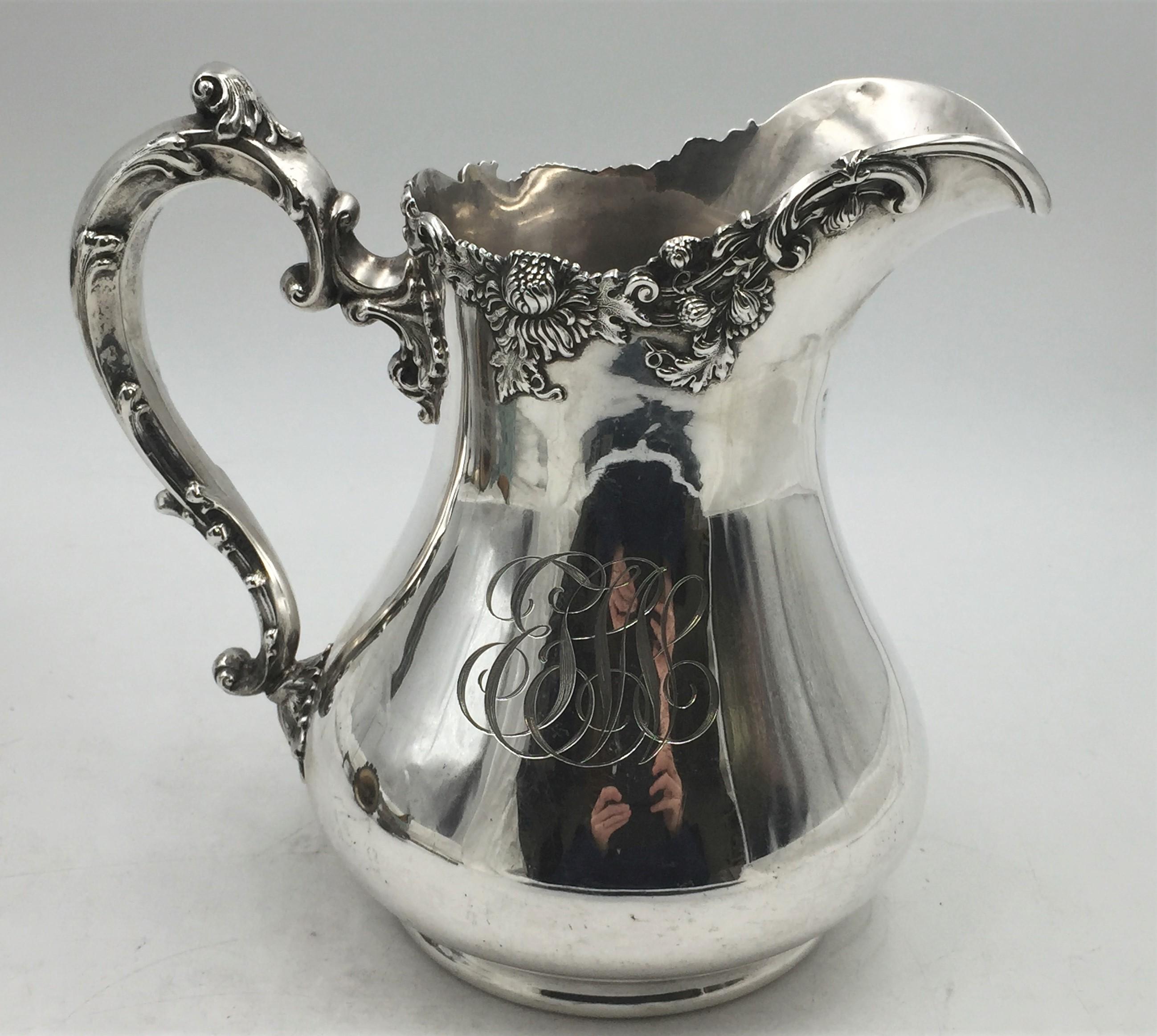 Americano Brocca in argento Sterling Black, Starr & Frost in stile Art Nouveau in vendita