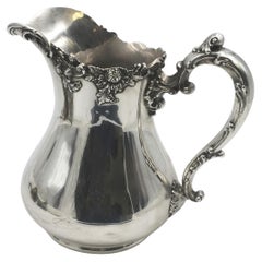 Black, Starr & Frost Sterling Silver Pitcher Jug in Art Nouveau Style