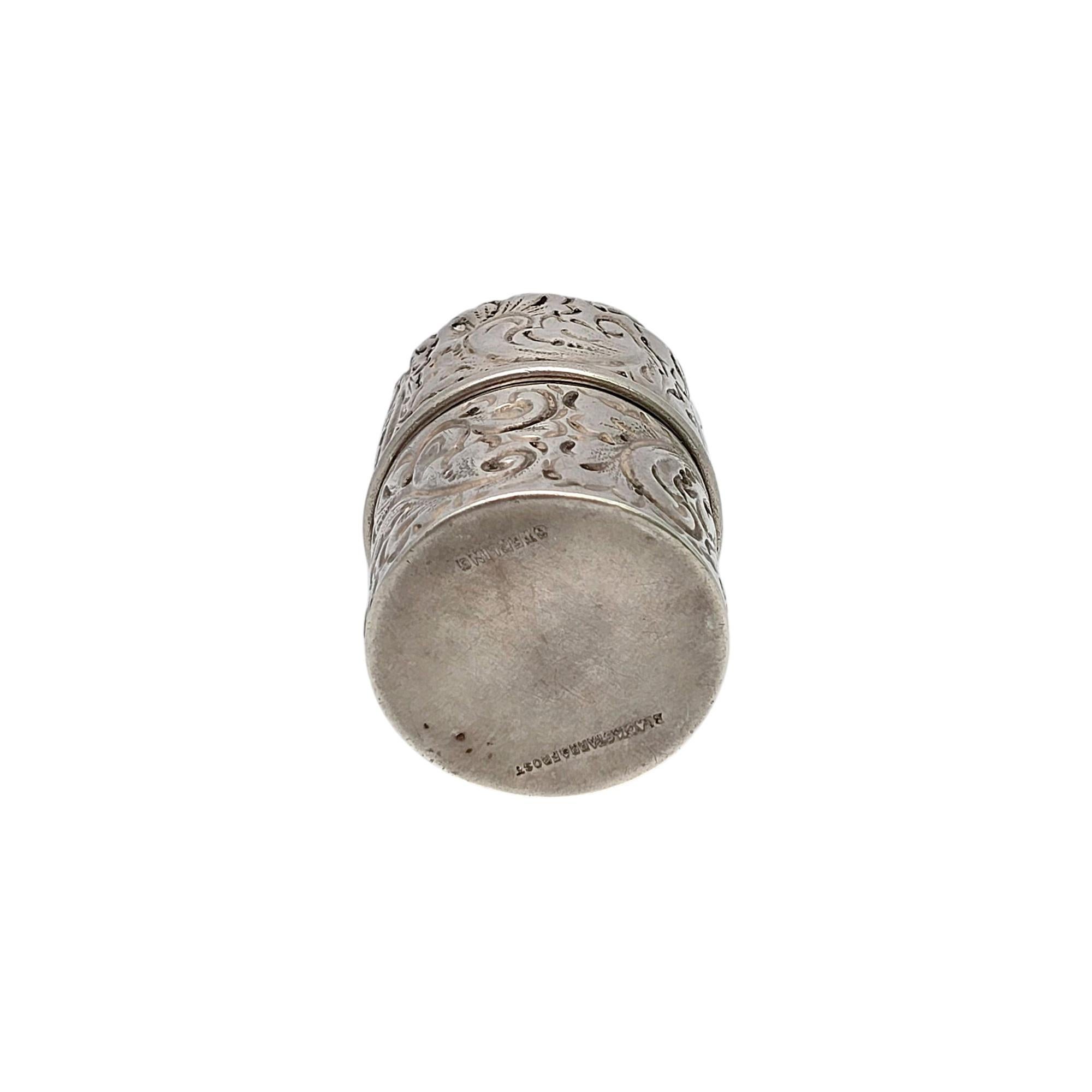 Black Starr & Frost, A Silver Silver porte-fil/étui #21307 en vente 3